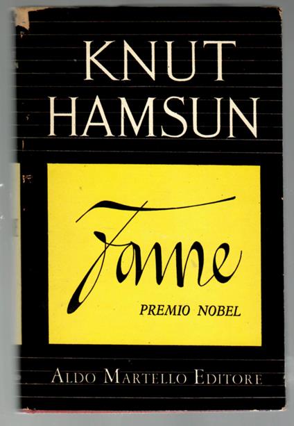 Fame - Knut Hamsun - copertina