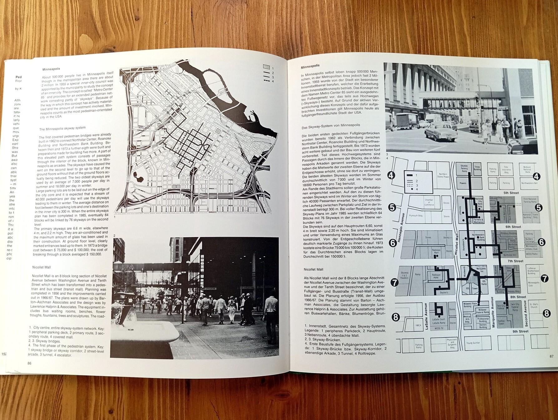 Pedestrian Areas. From Malls to Complete Networks