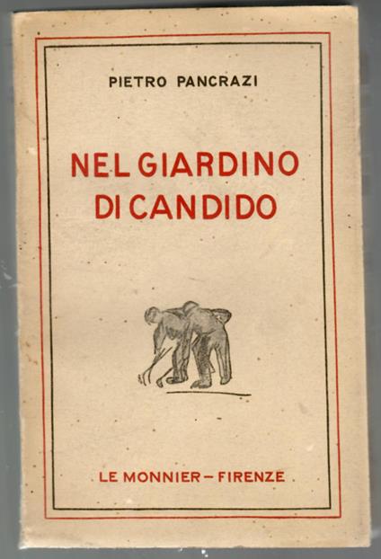 Nel guardino di Candido - Pietro Pancrazi - copertina