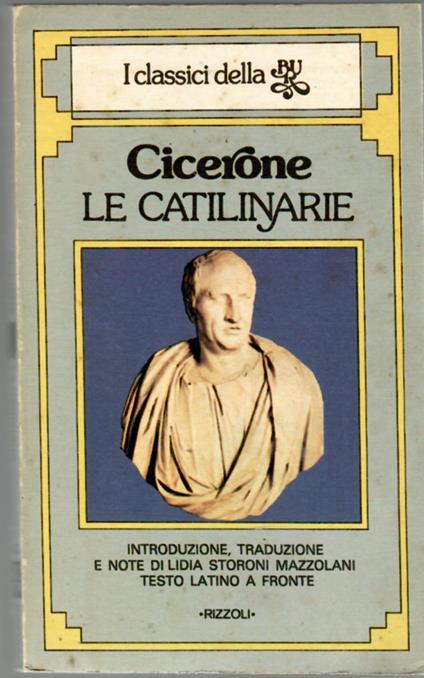 Le catilinarie - M. Tullio Cicerone - copertina