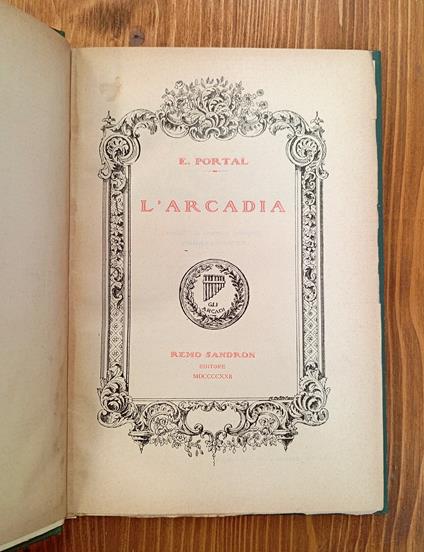 L' Arcadia - copertina