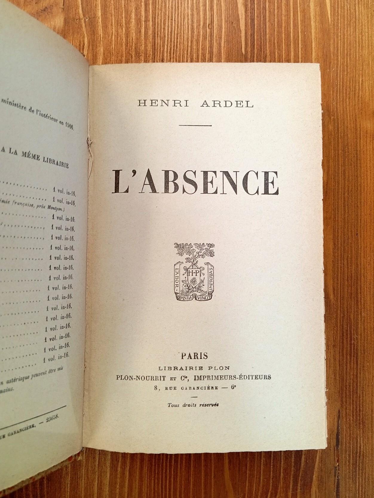 L' absence