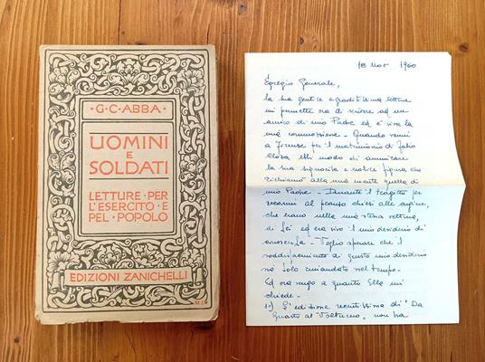 Uomini e soldati. Letture per l'esercito e pel popolo - Giuseppe Cesare Abba - copertina