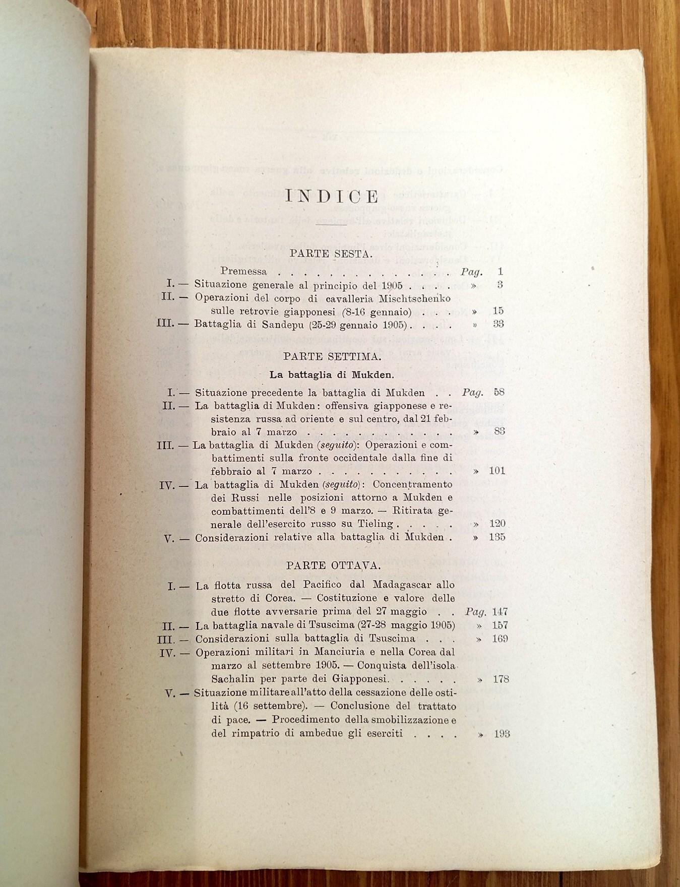 La guerra russo-giapponese. Vol. I e II + tavole (opera completa)