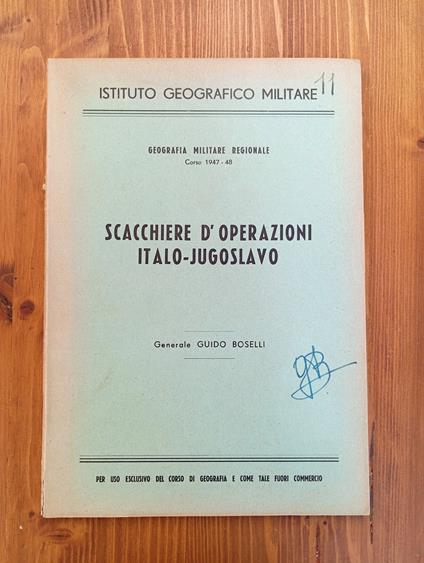 Scacchiere d'operazioni italo-jugoslavo - copertina