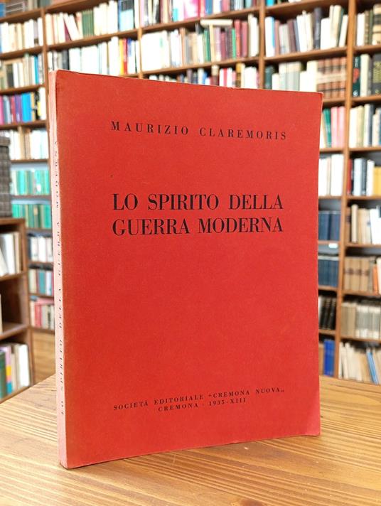 Lo spirito della guerra moderna - copertina