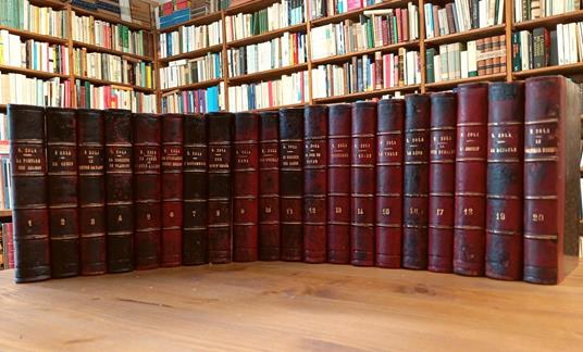 Les Rougon-Macquart. Histoire naturelle et sociale d'une famille sous le Second Empire (20 volumi - opera completa) - Émile Zola - copertina