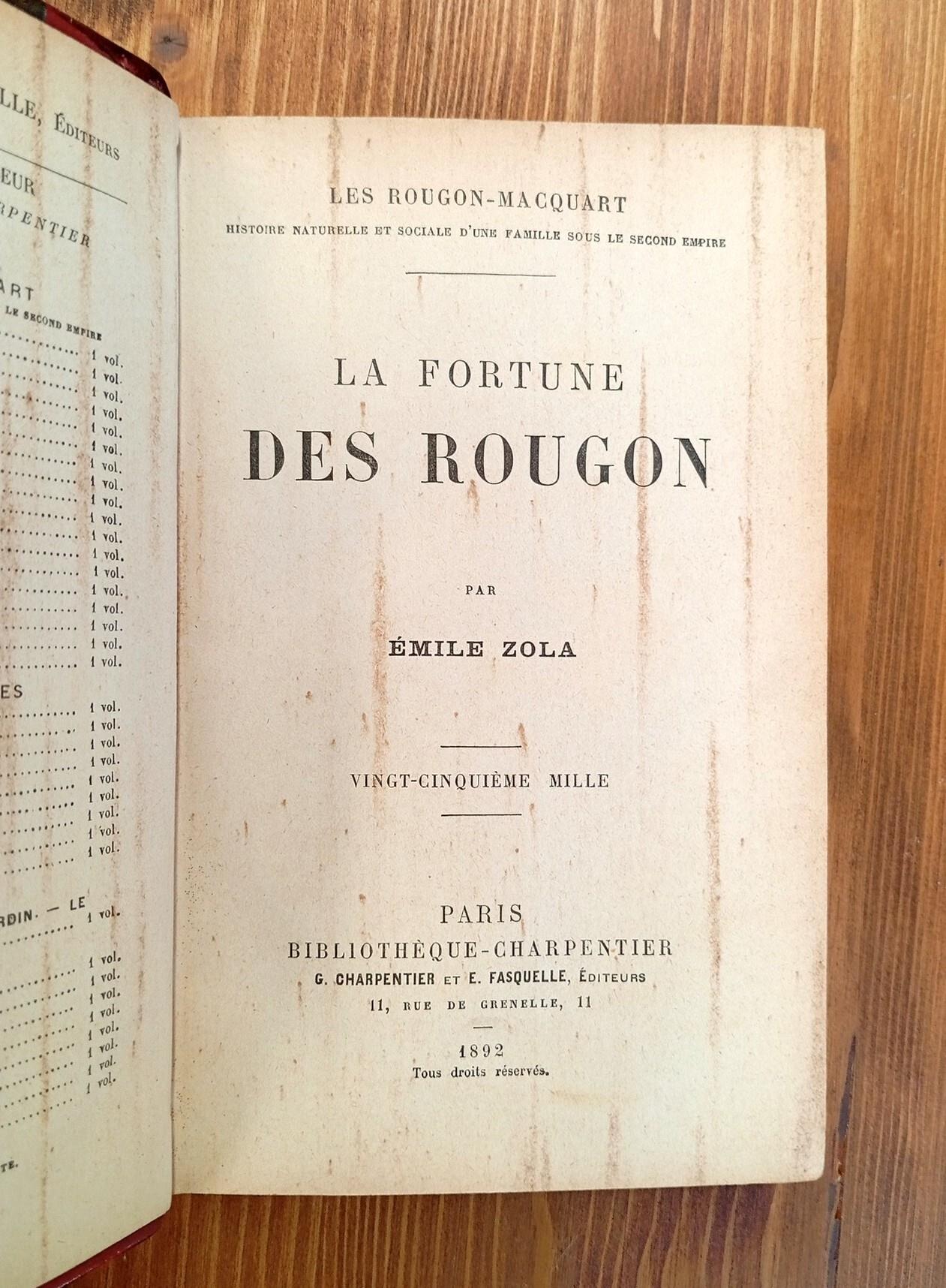 Les Rougon-Macquart. Histoire naturelle et sociale d'une famille sous le Second Empire (20 volumi - opera completa)