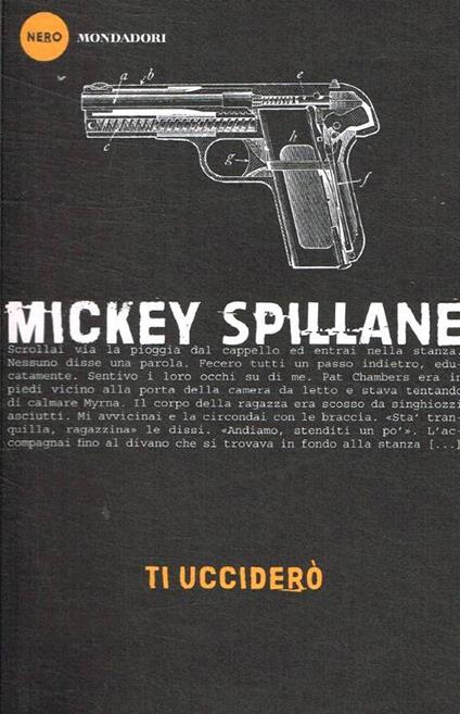 Ti ucciderò - Mickey Spillane - copertina