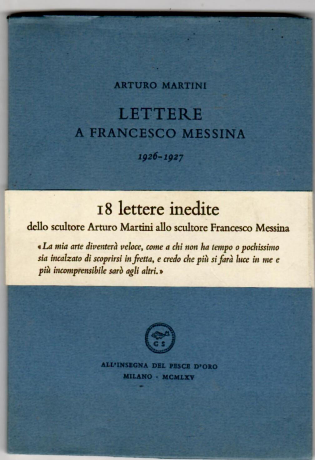 Lettere a Francesco Messina 1926 - 1927