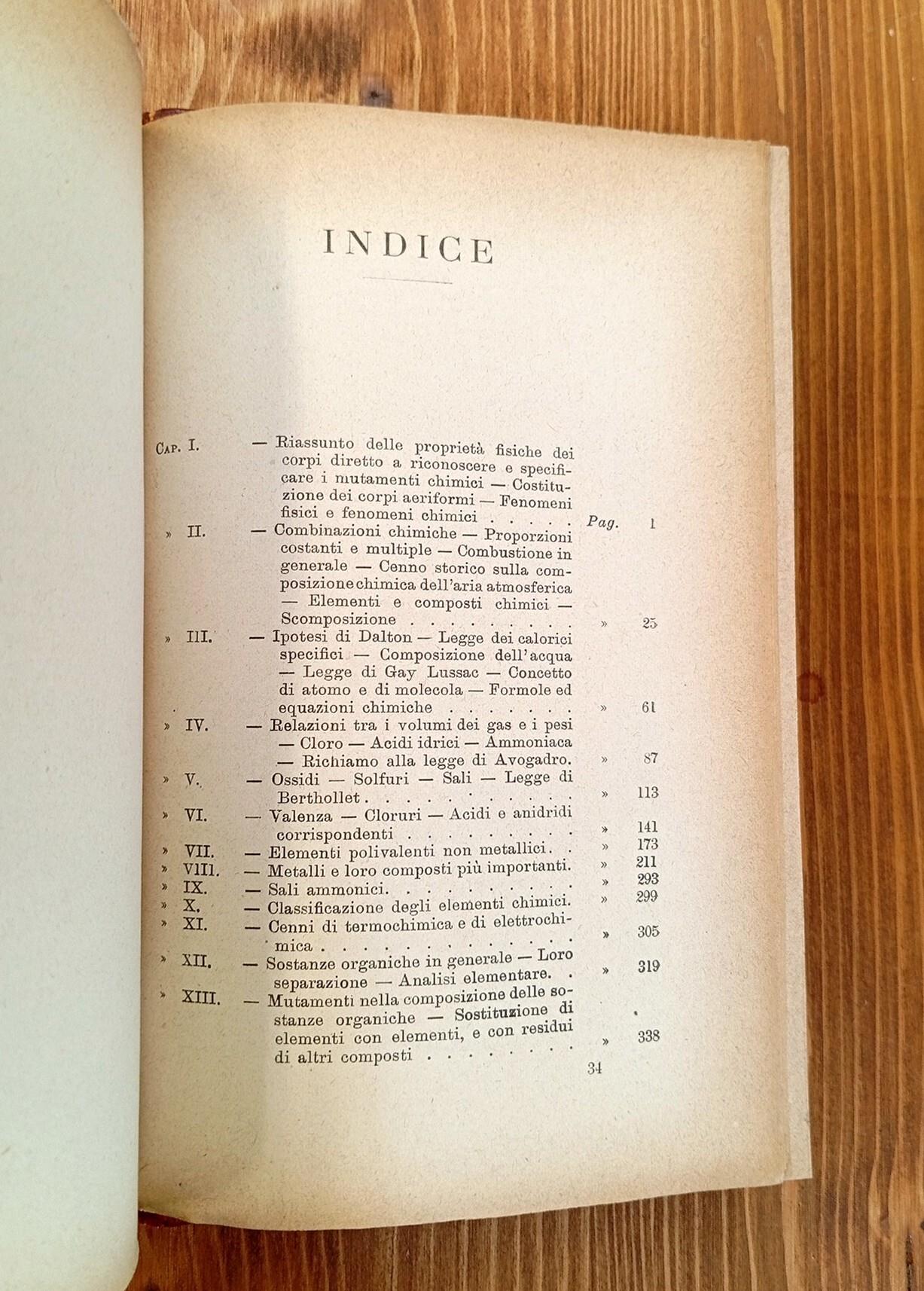 Elementi di chimica, ad uso degli istituti tecnici secondo i programmi governativi del 21 giugno 1885