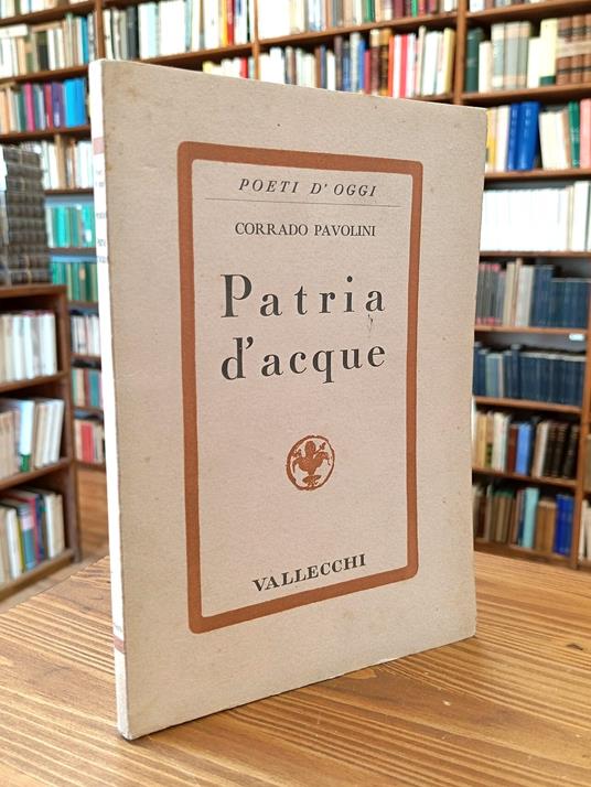 Patria d'acque. Poesie vecchie e nuove - copertina
