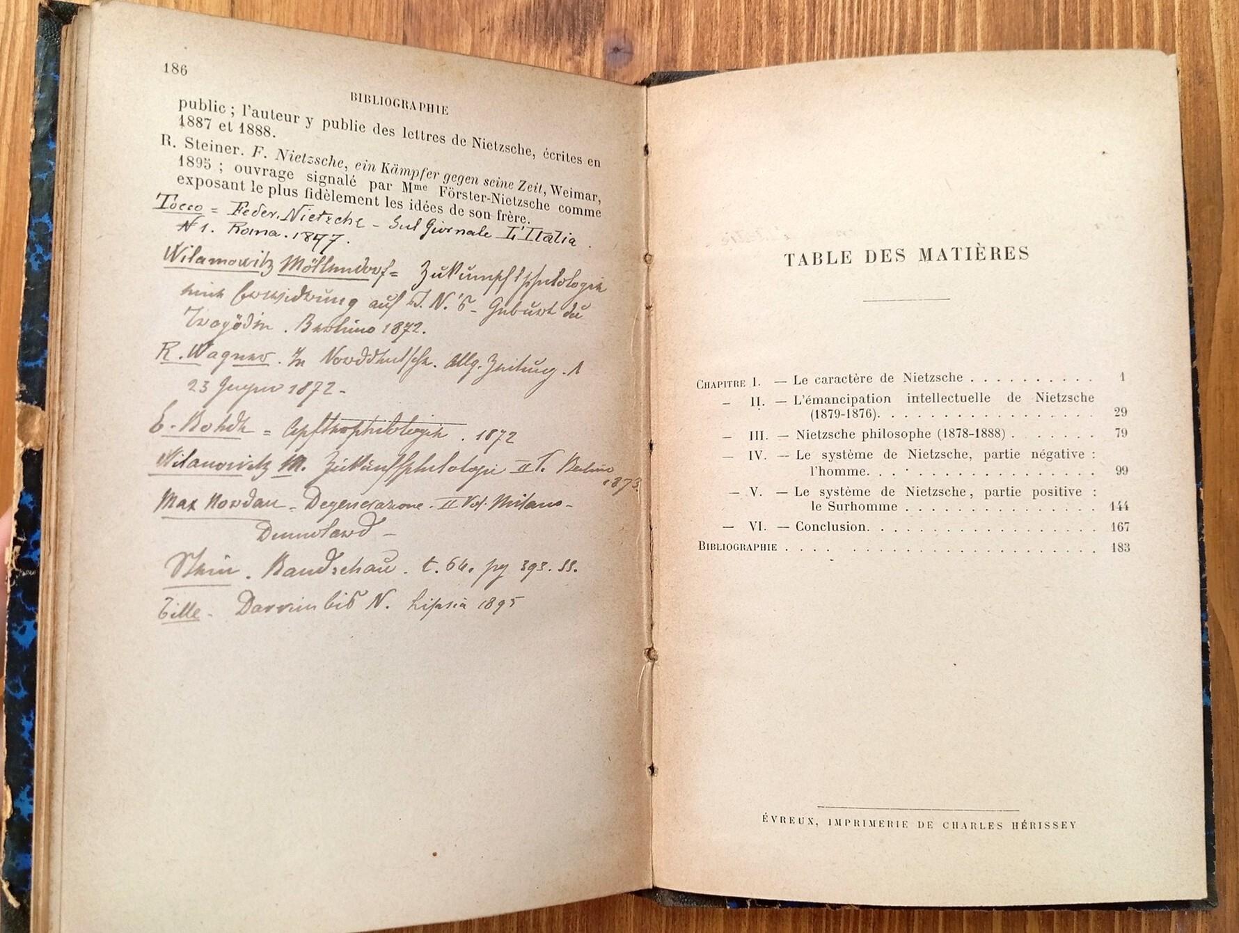 La philosophie de Nietzsche