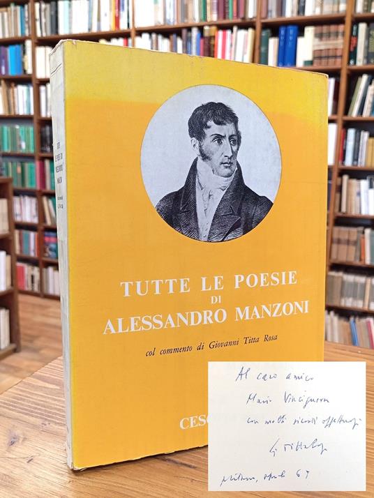 Tutte le poesie di Alessandro Manzoni - copertina