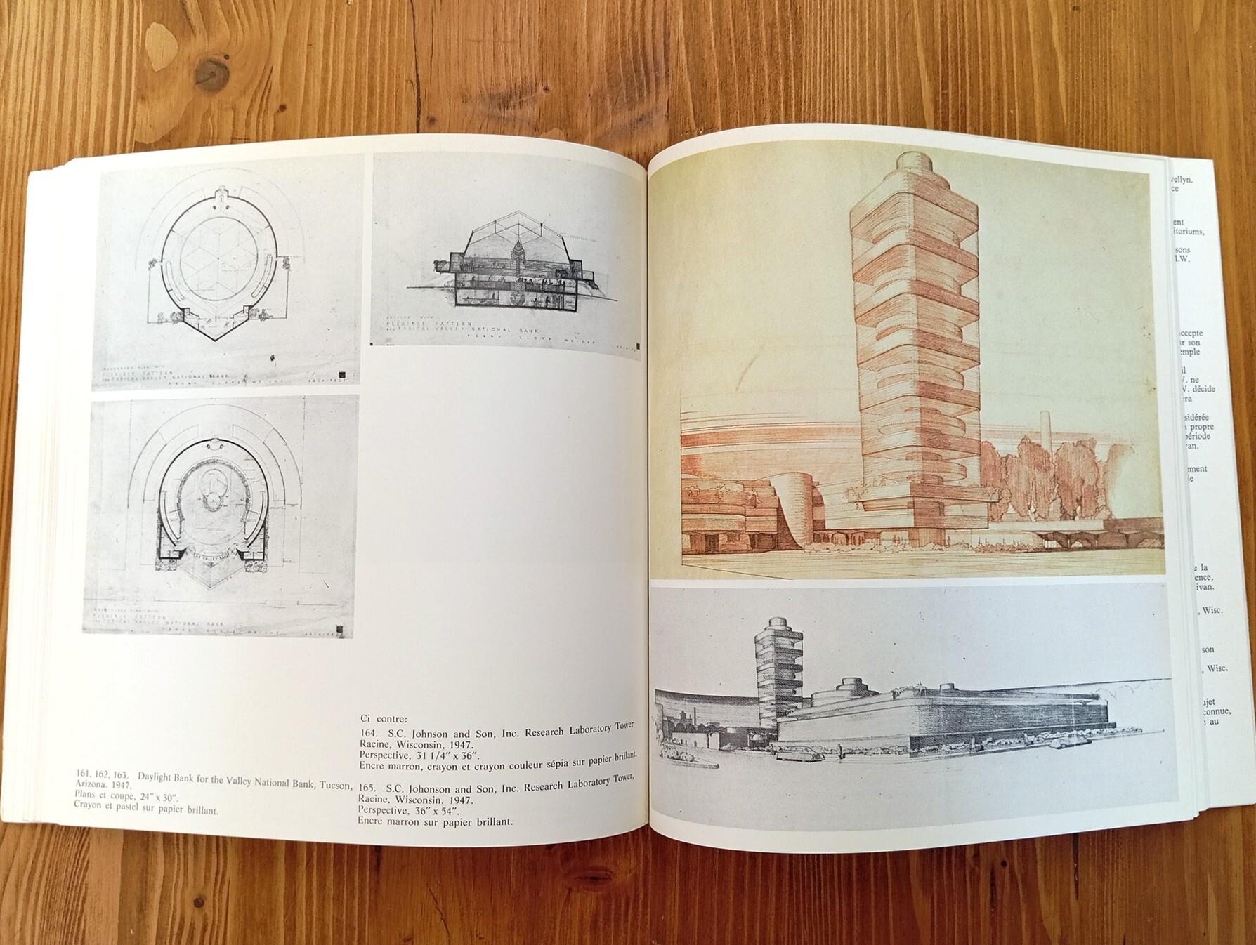 Frank Lloyd Wright. Dessins 1887 - 1959. Paris, Ecole Speciale d'Architecture, 8 juin / 9 juillet 1977