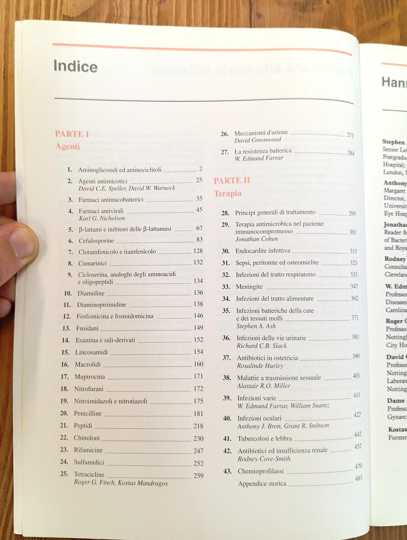 Antibiotici ed indicazioni terapeutiche