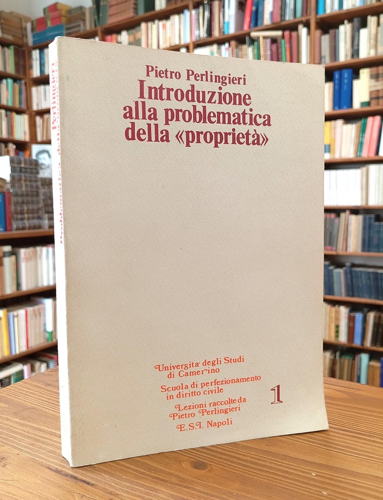 Introduzione alla problematica della «proprietà»
