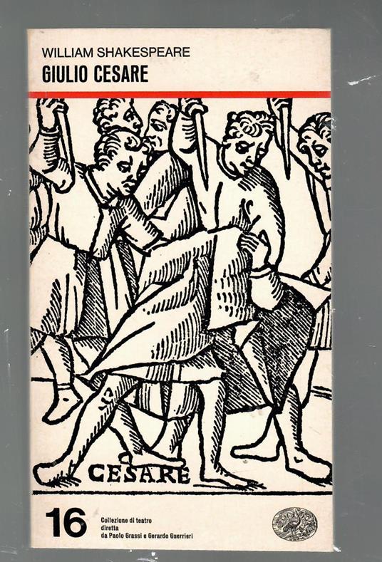 Giulio Cesare - William Shakespeare - copertina