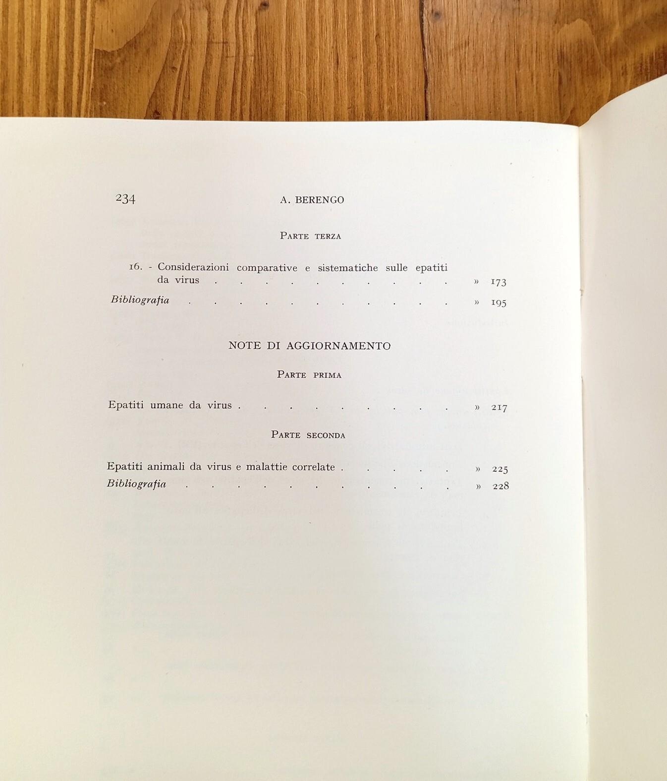 Etiologia e sistematica delle epatiti da virus