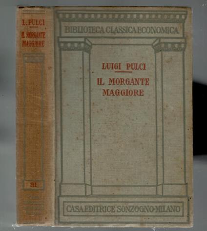Il Morgante maggiore - Luigi Pulci - copertina