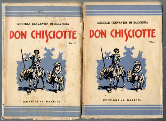 Don Chisciotte della Mancia 2 voll - copertina