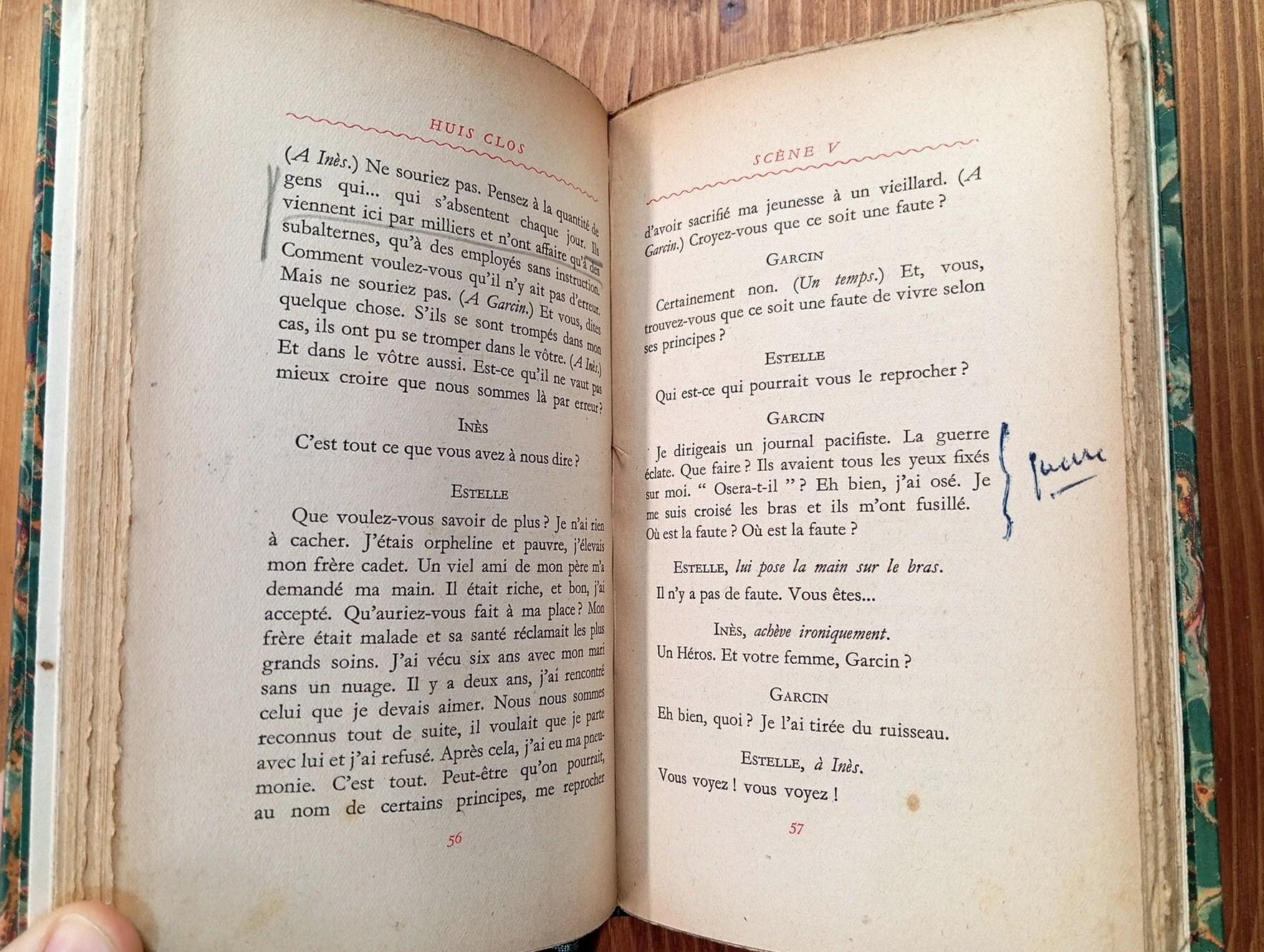 Huis clos. Pièce en un act