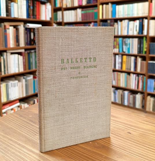 Balletto dei negri bianchi - copertina