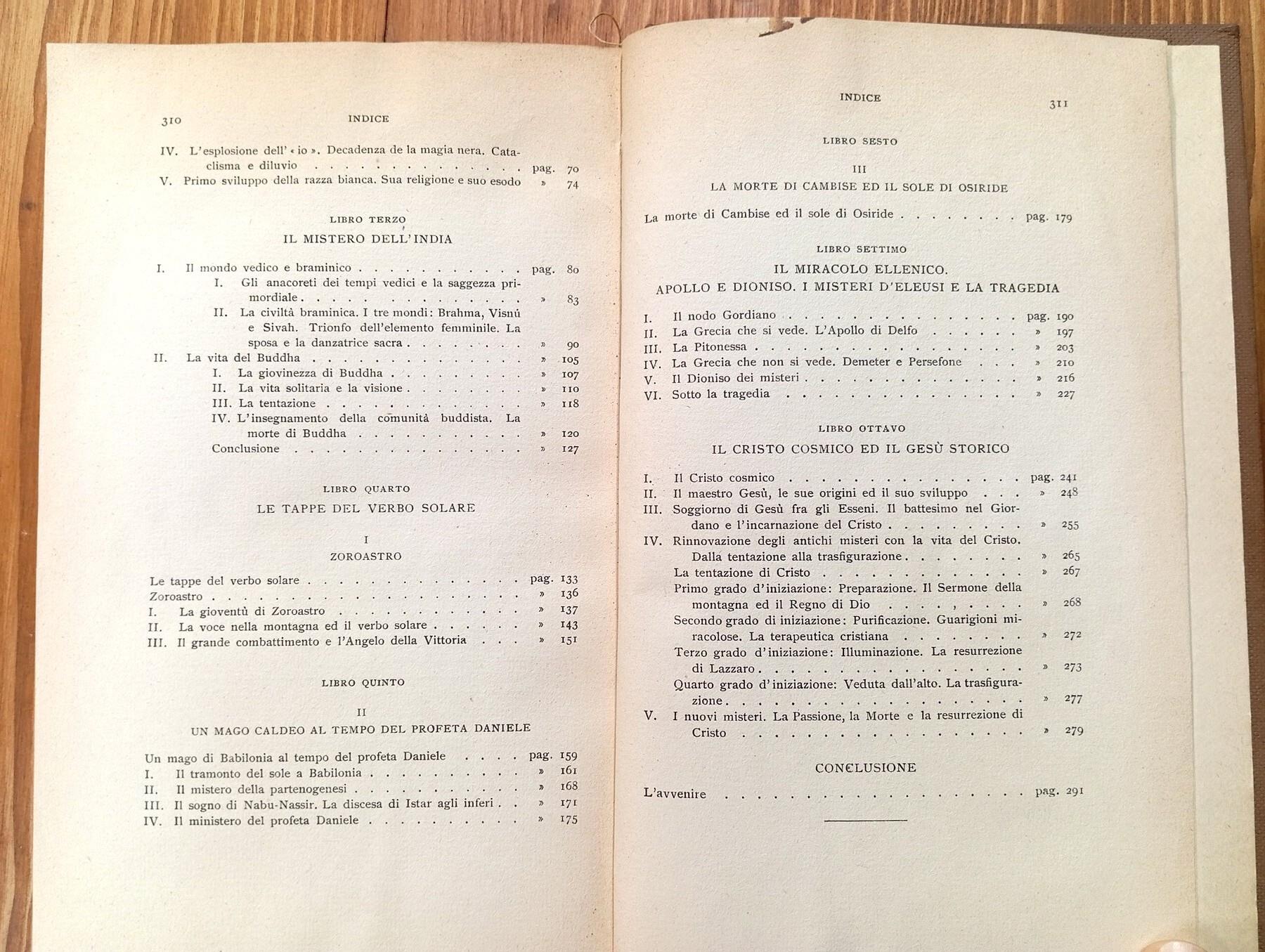 L' evoluzione divina dalla sfinge al Cristo