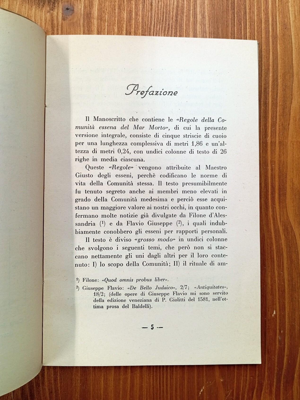 Regole della Comunità essena del Mar Morto