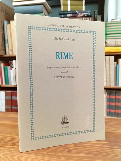 Rime - Guido Cavalcanti - copertina