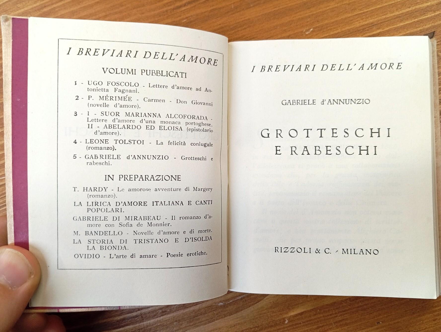 Grotteschi e rabeschi