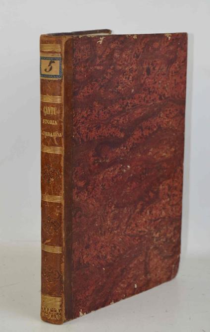 Sulla storia lombarda del secolo XVII. Ragionamenti... per commento ai Promessi Sposi di alessandro Manzoni. Edizione riveduta ed ampliata dall'autore - copertina