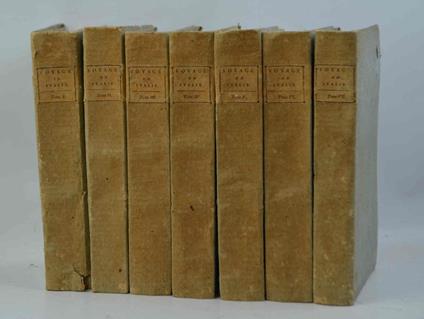 Voyage en Italie, contenant l'histoire et les anecdotes les plus singulières de l'Italie et sa description les usages, le gouvernement, le commerce, la littérature, les arts, l'histoire naturelle et les antiquités avec des jugemens sur les ouvrages - copertina