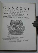 Rime e versi nelle nozze del conte Giancarlo d'Emili con la contessa Dorotea Vittoria Verità