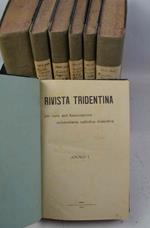 Rivista Tridentina per cura dell'Associazione universitaria cattolica trentina