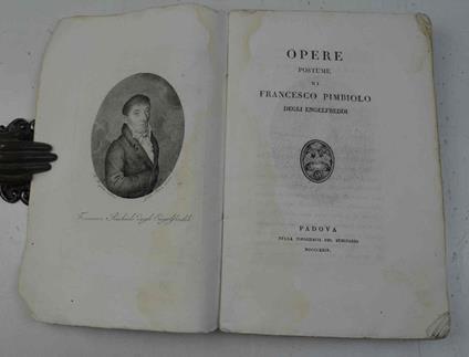 Poesie postume - Pimbiolo Degli Engelfreddi Francesco. - copertina