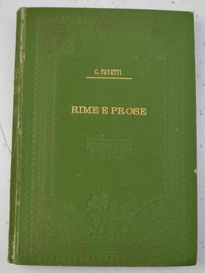 Rime e prose in vernacolo goriziano - copertina