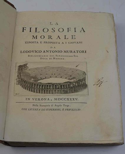 La filosofia morale esposta e proposta ai giovani.. - copertina