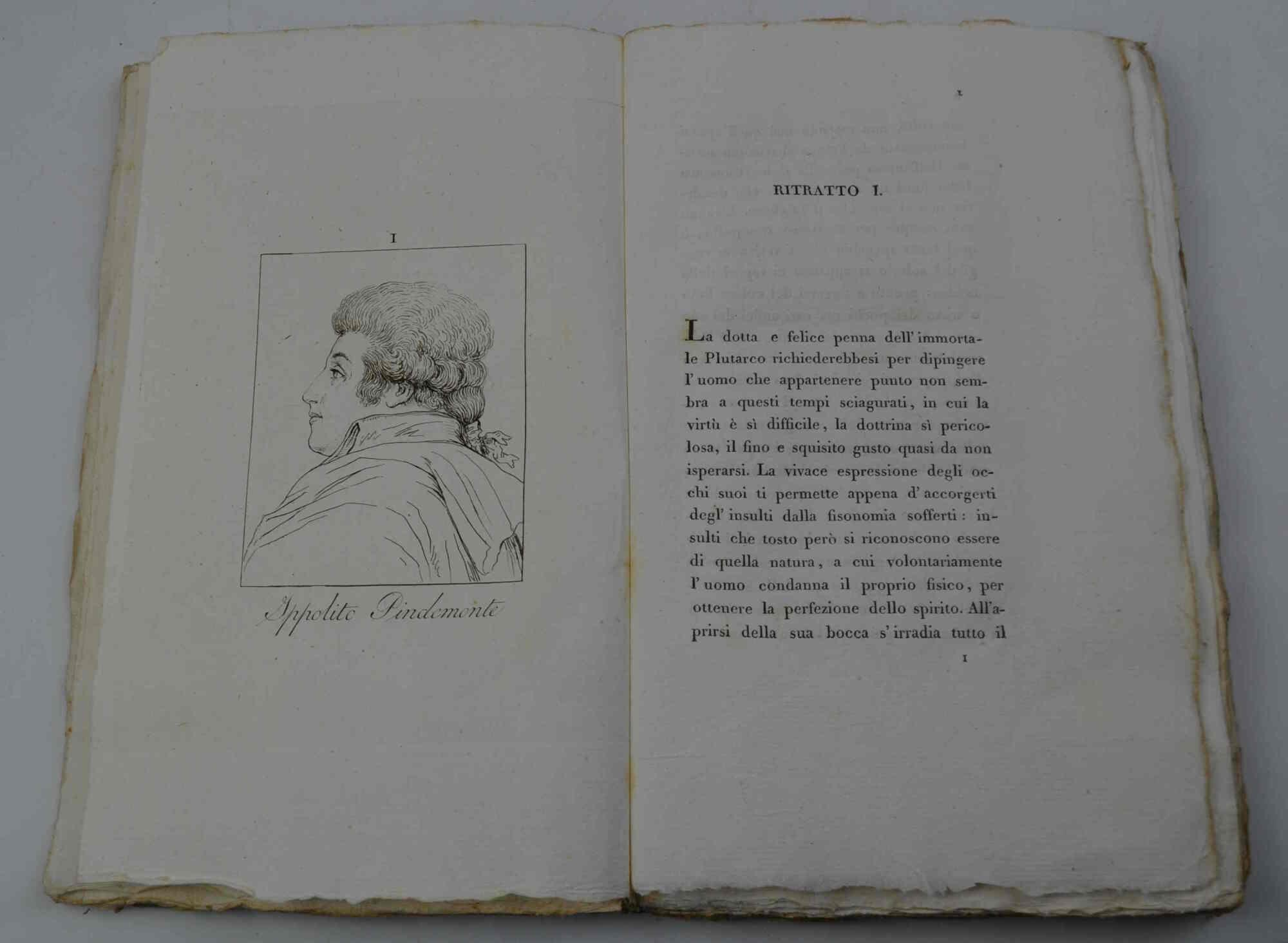 Ritratti... Seconda edizione Arricchita di un Ritratto, e di due lettere sulla Mirra dell'Alfieri
