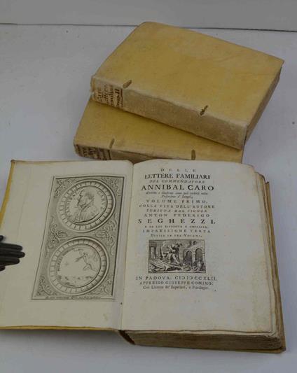 Delle lettere familiari... corrette e illustrate come può vedersi nella Prefazione à Lettori... Colla vita dell'Autore scritta dal Signore Anton Federigo Seghezzi da lui riveduta e ampliata. Impressione terza - copertina