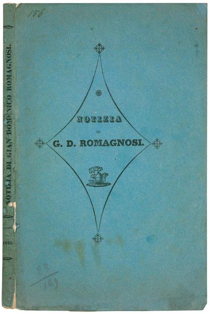 Notizia di G. D. Romagnosi stesa da Cesare Cantù - Cesare Cantù - copertina