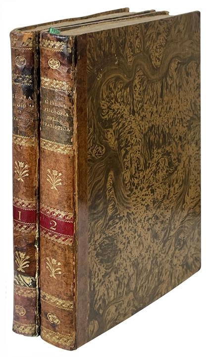 Filosofia della statistica esposta da Melchiorre Gioja autore degli Elementi di filosofia - Melchiorre Gioia - copertina