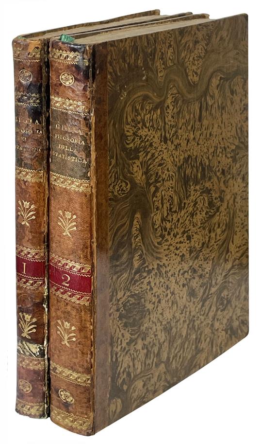 Filosofia della statistica esposta da Melchiorre Gioja autore degli Elementi di filosofia - Melchiorre Gioia - copertina