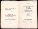 Catalogue de la Bibliothèque Poétique d'un amateur