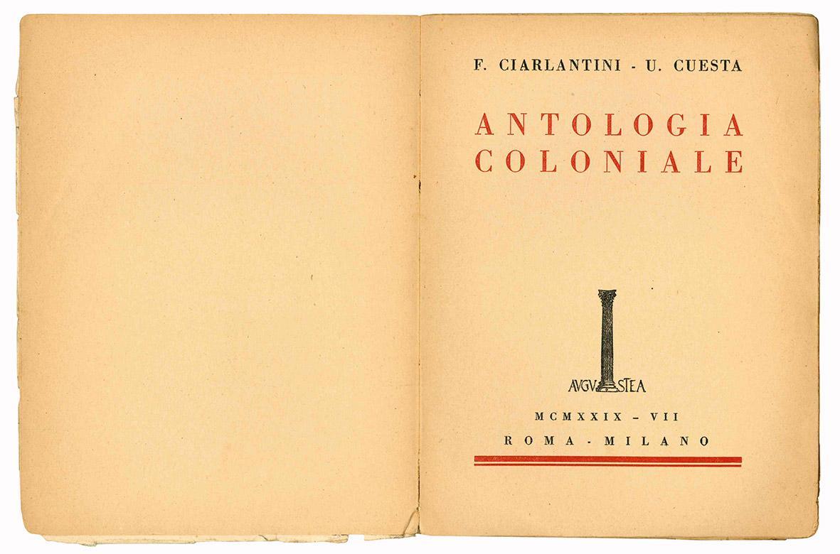 Antologia coloniale