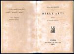Sulla esposizione di belle arti. Lettere di Giorgio Podestà