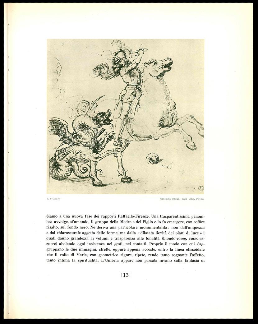 Raffaello. Dipinti su tavola. Quattordicesimo volume pubblicato della Collezione Silvana. Monumenti della civiltà pittorica italiana