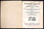 In funere A. R. P. D. Honorati Brognonici veronensis abbatis olivetani. Oratio habita Verona in Templo oliuetano S. Maria de Organo IV. Non. Septemb. MDCXVII. Et aliorum in eiusdem obitum Poemata Varia