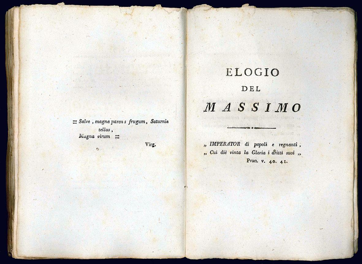 Agl'italiani del 1808. Prosa accademica