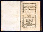 Del motivo formale, specifico e primario dell'atto di carità perfetta. Opuscolo del conte canonico Alfonso Muzzarelli. Seconda edizione. Illustrata, ed accresciuta dall'Autore